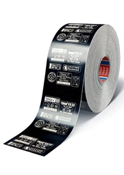 Zeige Details für tesa®6930 schwarz matt/weißer Text Bild von tesa®6930 schwarz matt/weißer Text