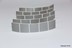 Bild von F99603SI-Q Gewebestanzteil, 30 x 30 mm, quadrat, silber, 1-bahnig, 2.000 Stück pro Rolle