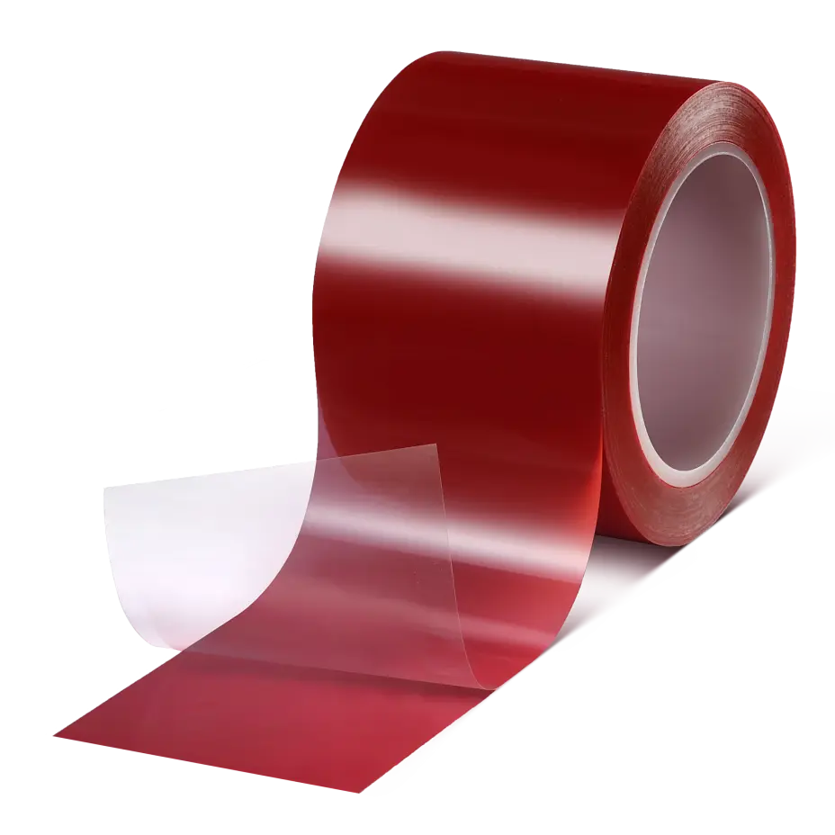 Bild von tesa® 4200 doppelseitiges Silikonklebeband, Rot