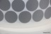 Bild von F99603 Gewebestanzteil, 35 mm rund, 2-bahnig versetzt, silber, 4.000 Stück pro Rolle
